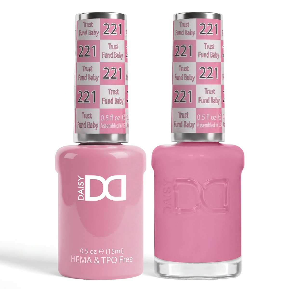 DND HEMA & TPO Free Gel Duo 221 Trust Fund Baby - DTK Nail Supply