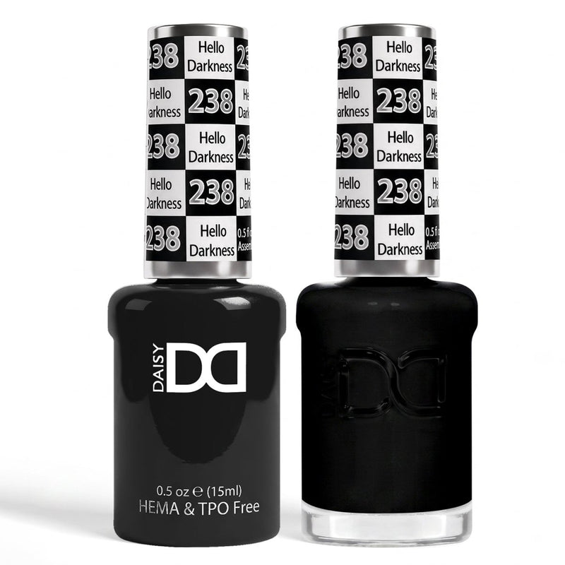DND HEMA & TPO Free Gel Duo 238 Hello Darkness - DTK Nail Supply