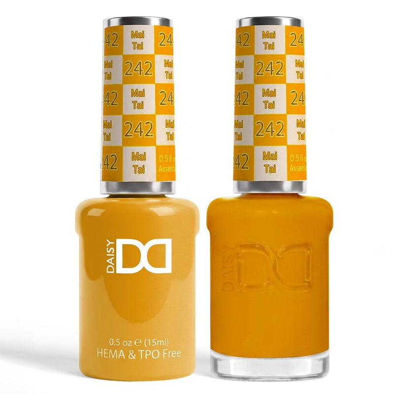DND HEMA & TPO Free Gel Duo 242 Mai Tai - DTK Nail Supply