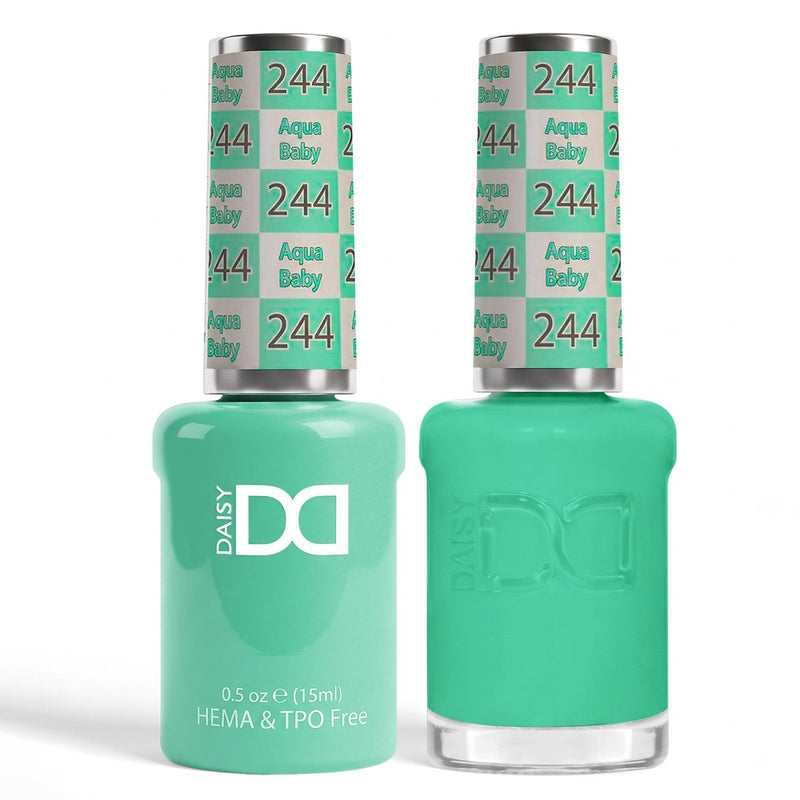 DND HEMA & TPO Free Gel Duo 244 Aqua Baby - DTK Nail Supply