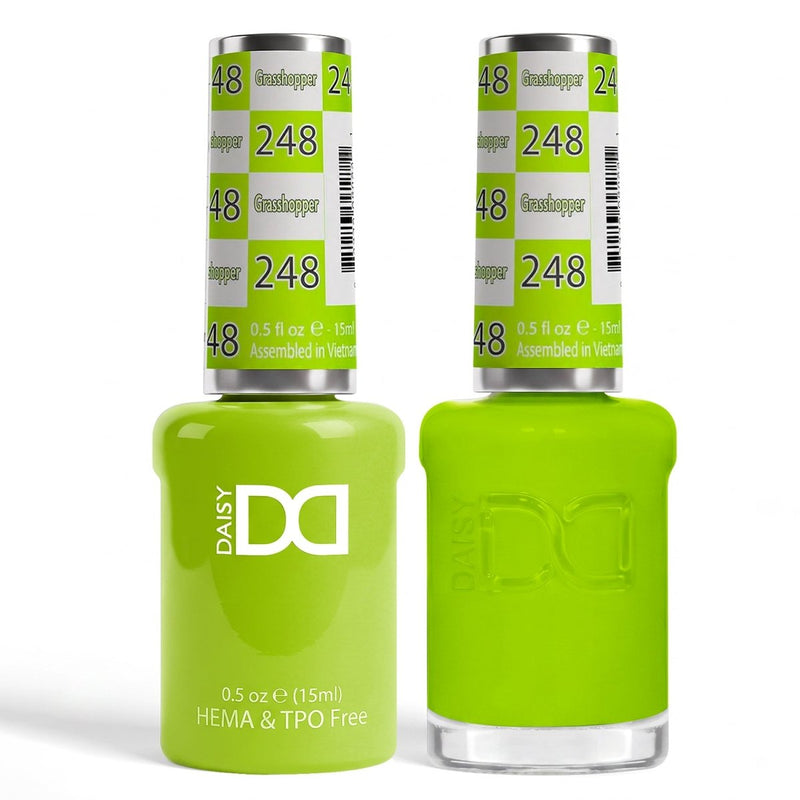 DND HEMA & TPO Free Gel Duo 248 Grasshopper - DTK Nail Supply