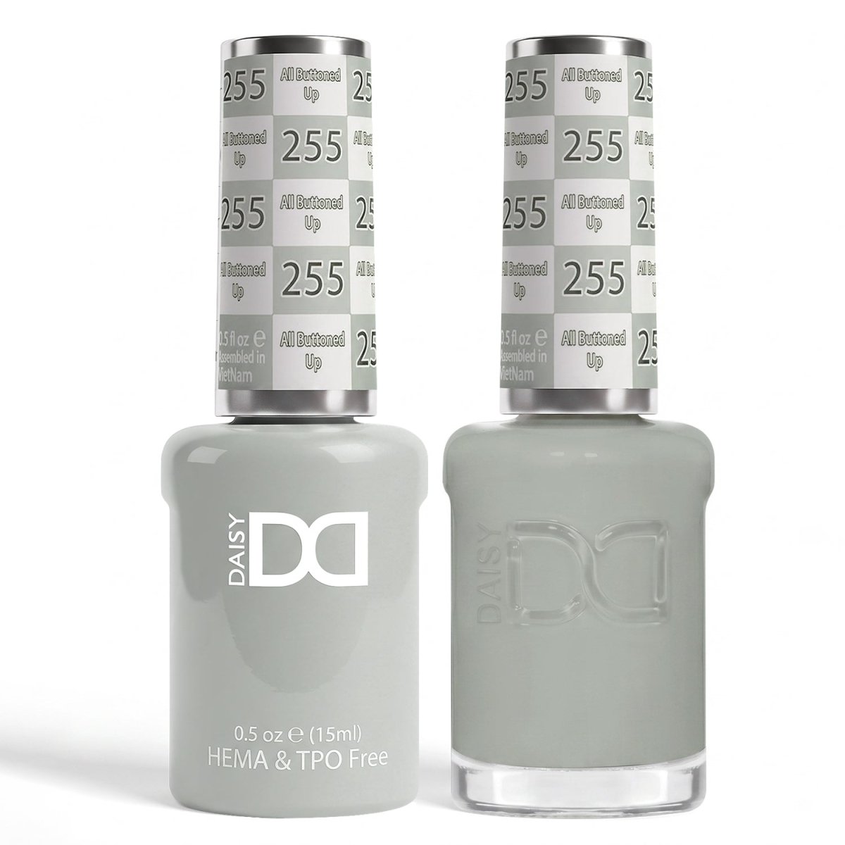 DND HEMA & TPO Free Gel Duo 255 All Buttoned Up - DTK Nail Supply