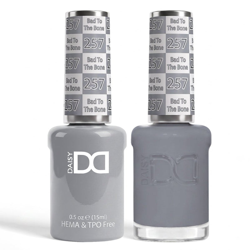 DND HEMA & TPO Free Gel Duo 257 Bad To The Bone - DTK Nail Supply