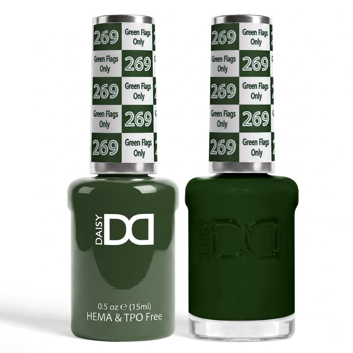 DND HEMA & TPO Free Gel Duo 269 Green Flags Only - DTK Nail Supply