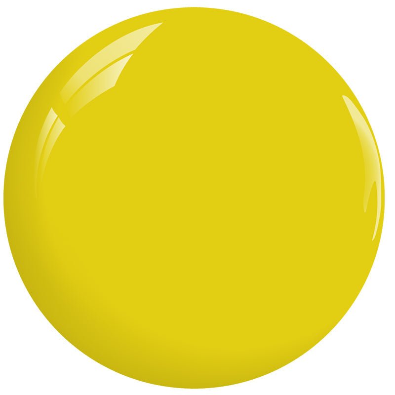 DND HEMA & TPO Free Gel Nail Polish Duo - 076 - Lemon Glow - Yellow Colors - 0.5 oz - DTK Nail Supply