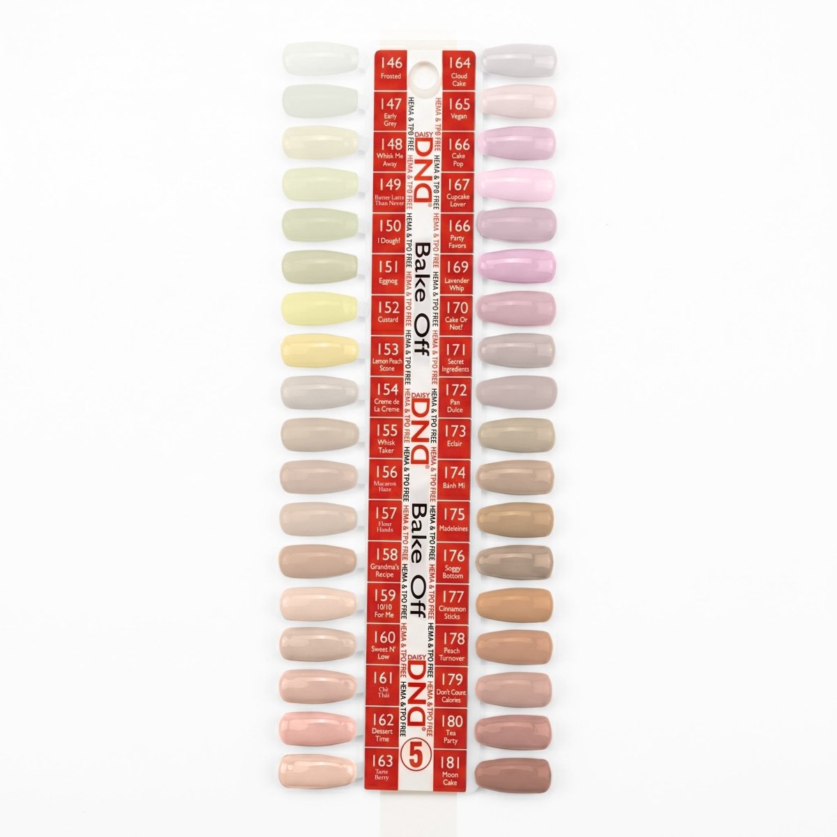 DND HEMA & TPO Free Gel Nail Polish Duo - Part 05 - Set of 36 Colors - Bake Off - DTK Nail Supply