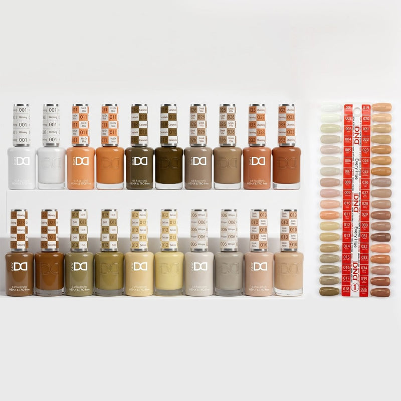 DND HEMA & TPO Free Part 01 Every Hue — 36 Duo Set - DTK Nail Supply
