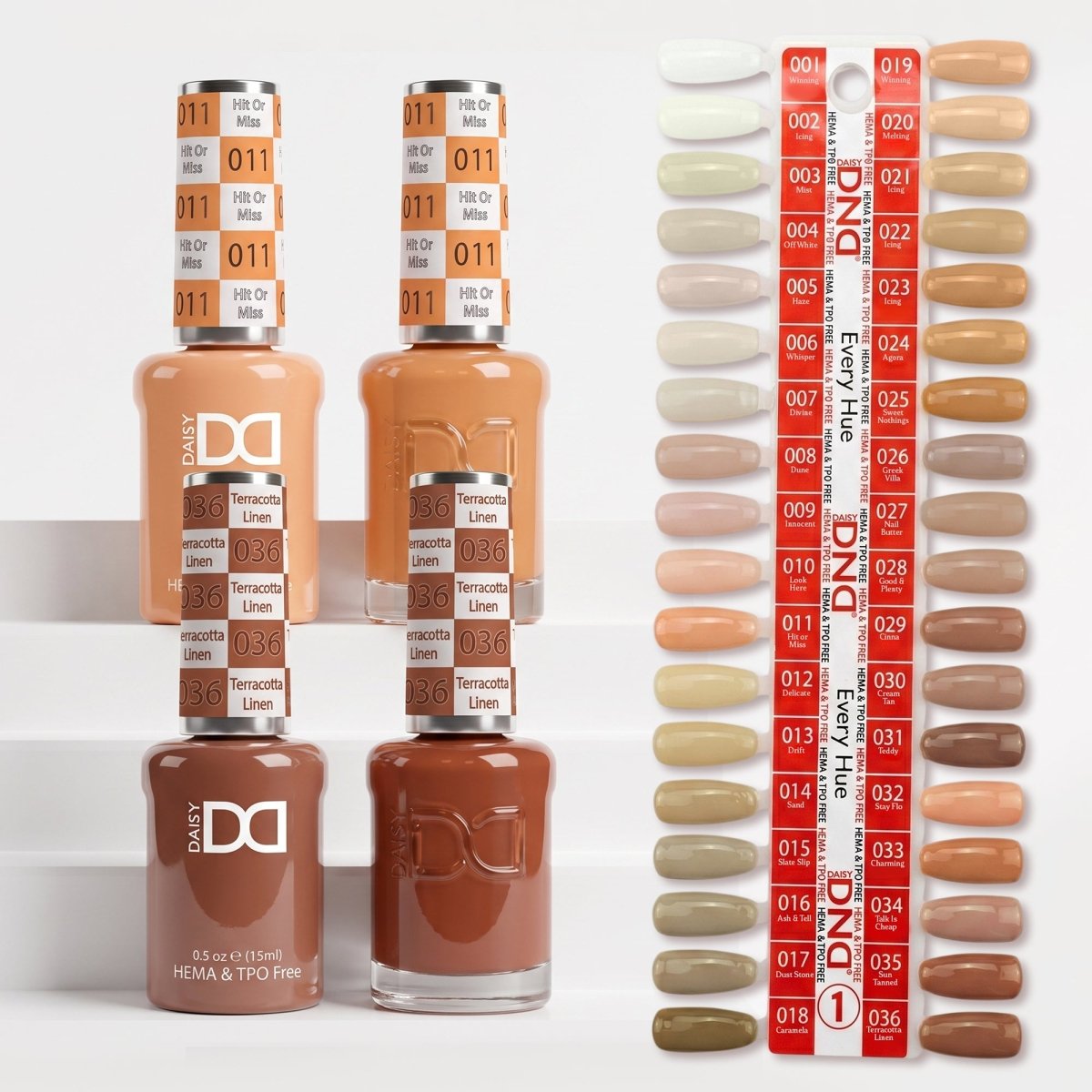 DND HEMA & TPO Free Part 01 Every Hue — 36 Duo Set - DTK Nail Supply