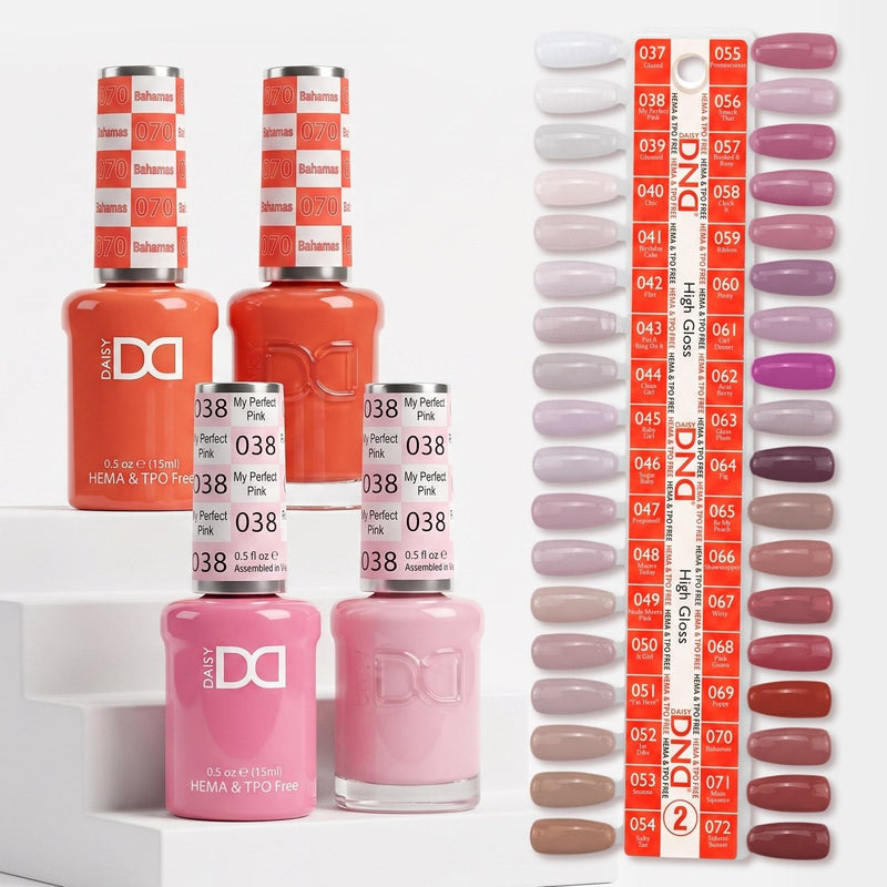 DND HEMA & TPO Free Part 02 High Gloss — 36 Duo Set - DTK Nail Supply