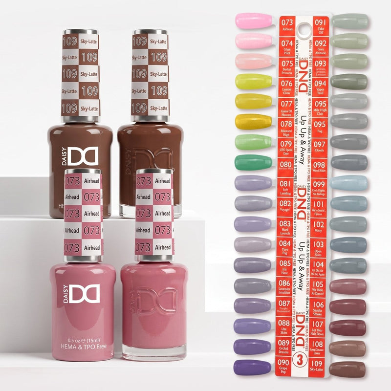 DND HEMA & TPO Free Part 03 Up Up & Away — 36 Duo Set - DTK Nail Supply