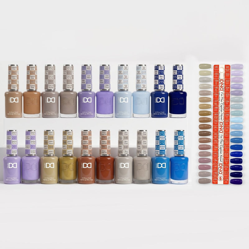DND HEMA & TPO Free Part 06 Captain Now — 36 Duo Set - DTK Nail Supply