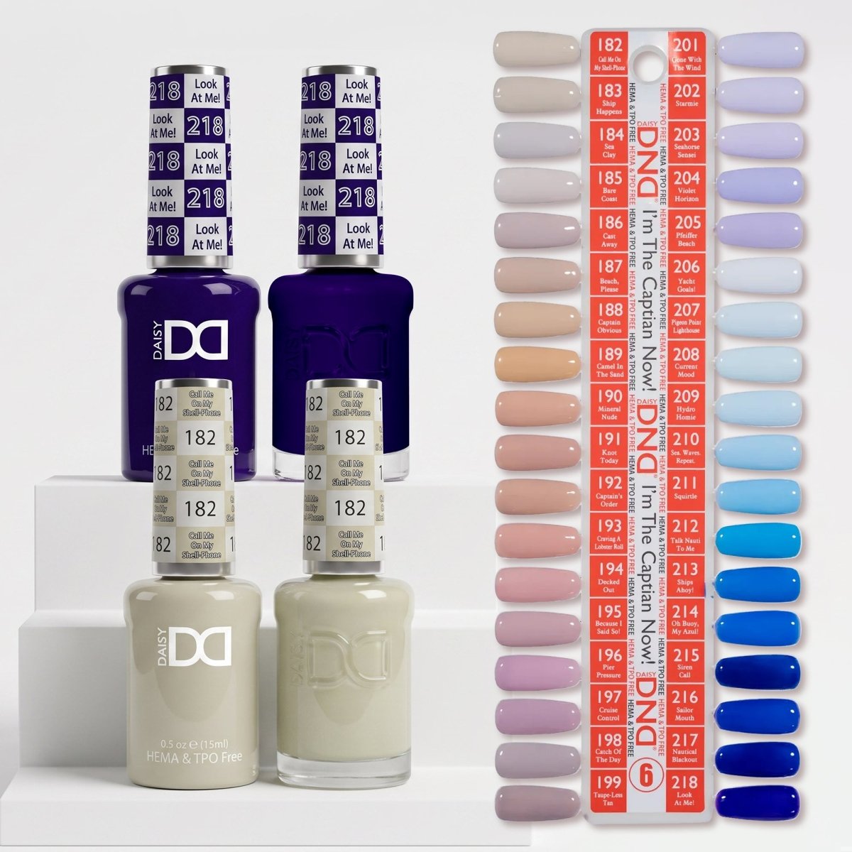 DND HEMA & TPO Free Part 06 Captain Now — 36 Duo Set - DTK Nail Supply