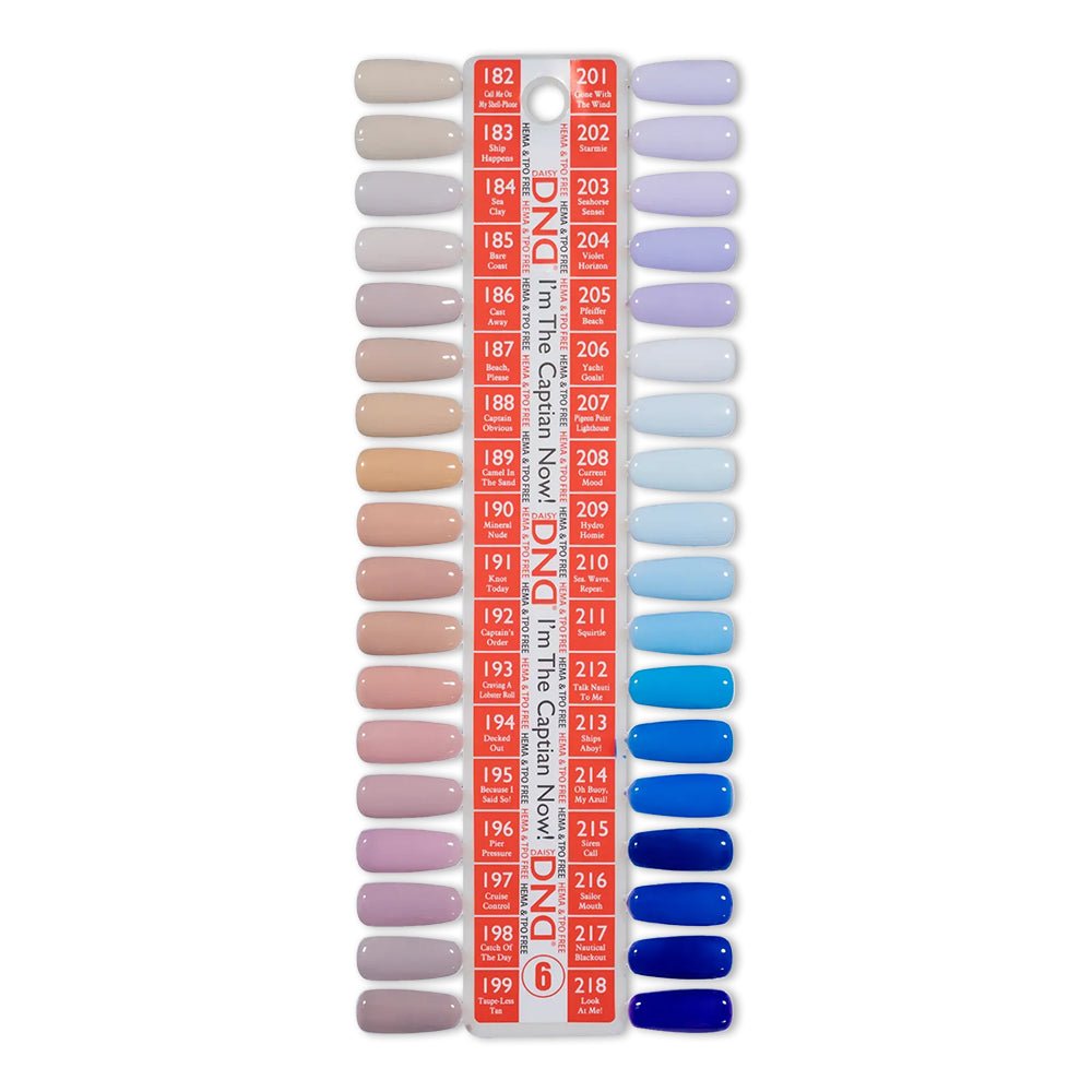 DND HEMA & TPO Free Part 06 Captain Now — 36 Duo Set - DTK Nail Supply
