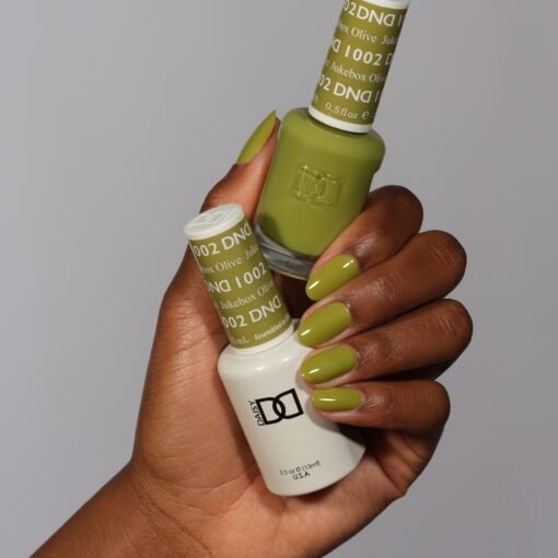DND Nail Lacquer - 1002 Jukebox Olive - DTK Nail Supply