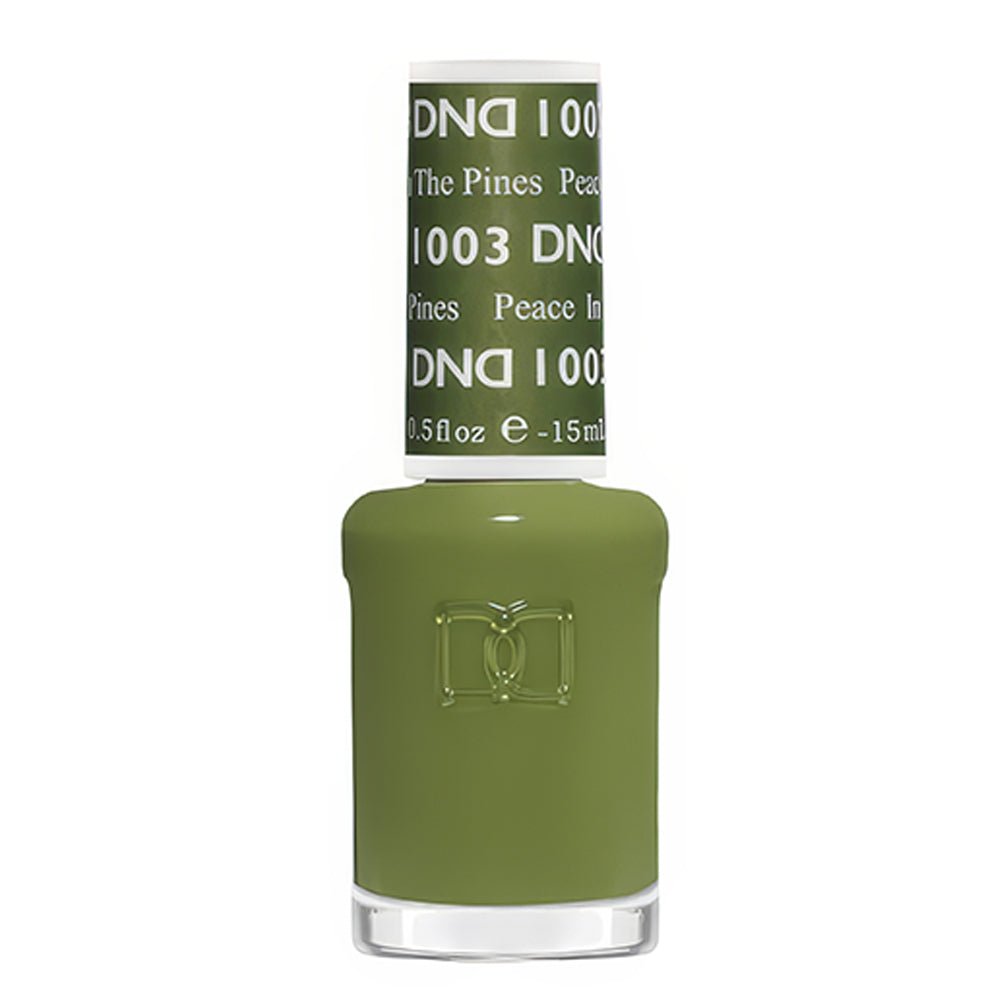 DND Nail Lacquer - 1003 Peace in the Pines - DTK Nail Supply
