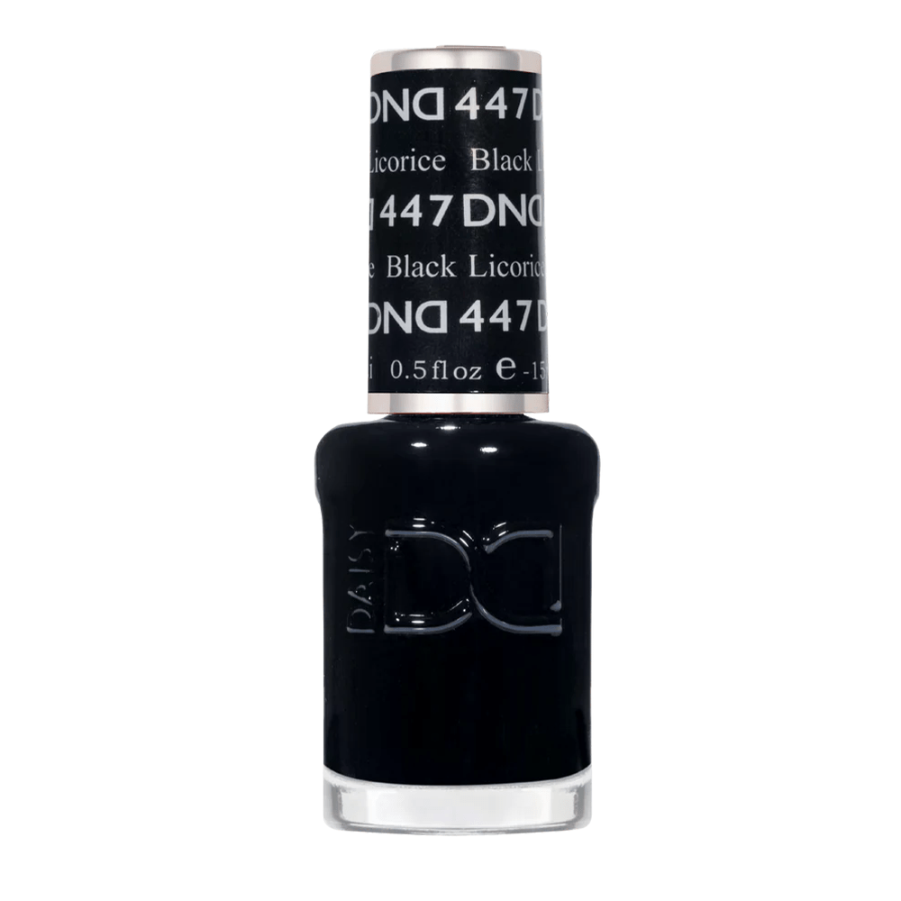 DND Nail Lacquer - 447 Black Licorice - DTK Nail Supply