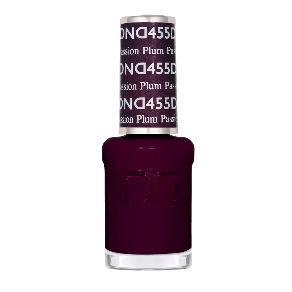 DND Nail Lacquer - 455 Plum Passion - DTK Nail Supply