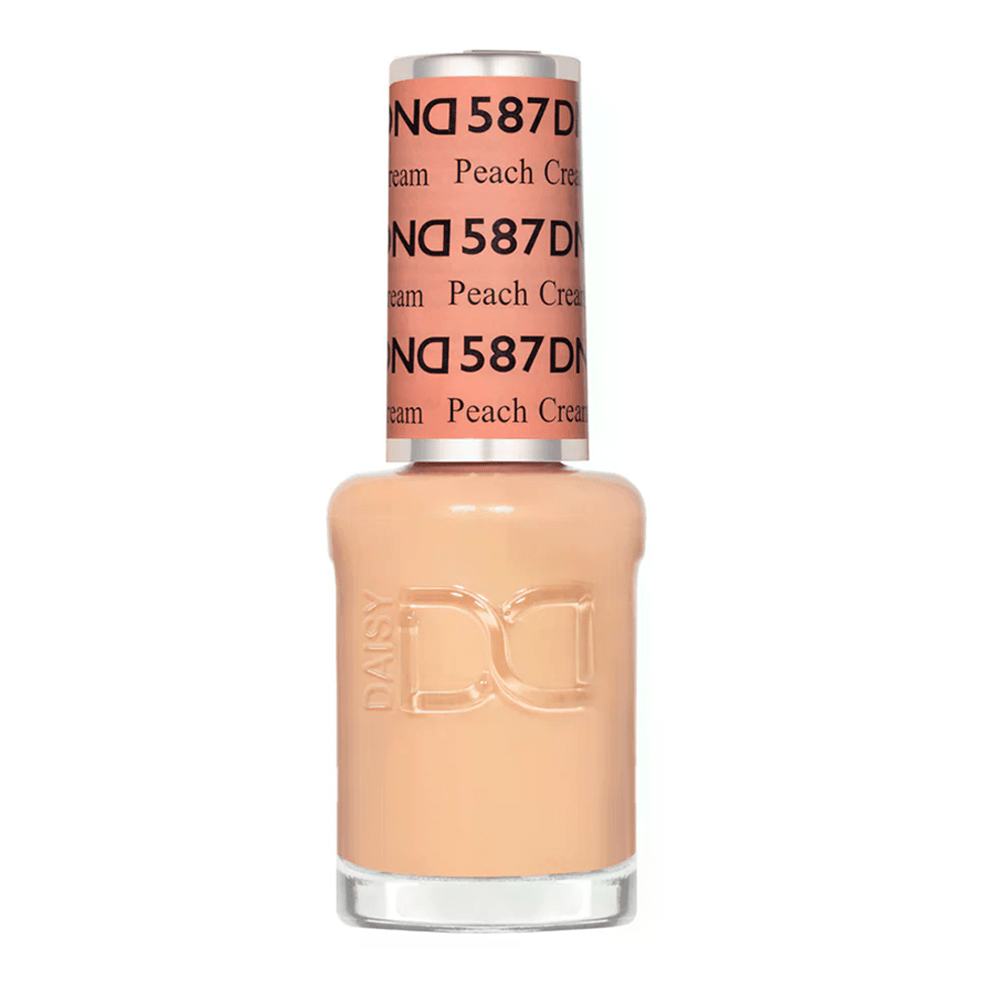 DND Nail Lacquer - 587 Peach Cream - DTK Nail Supply