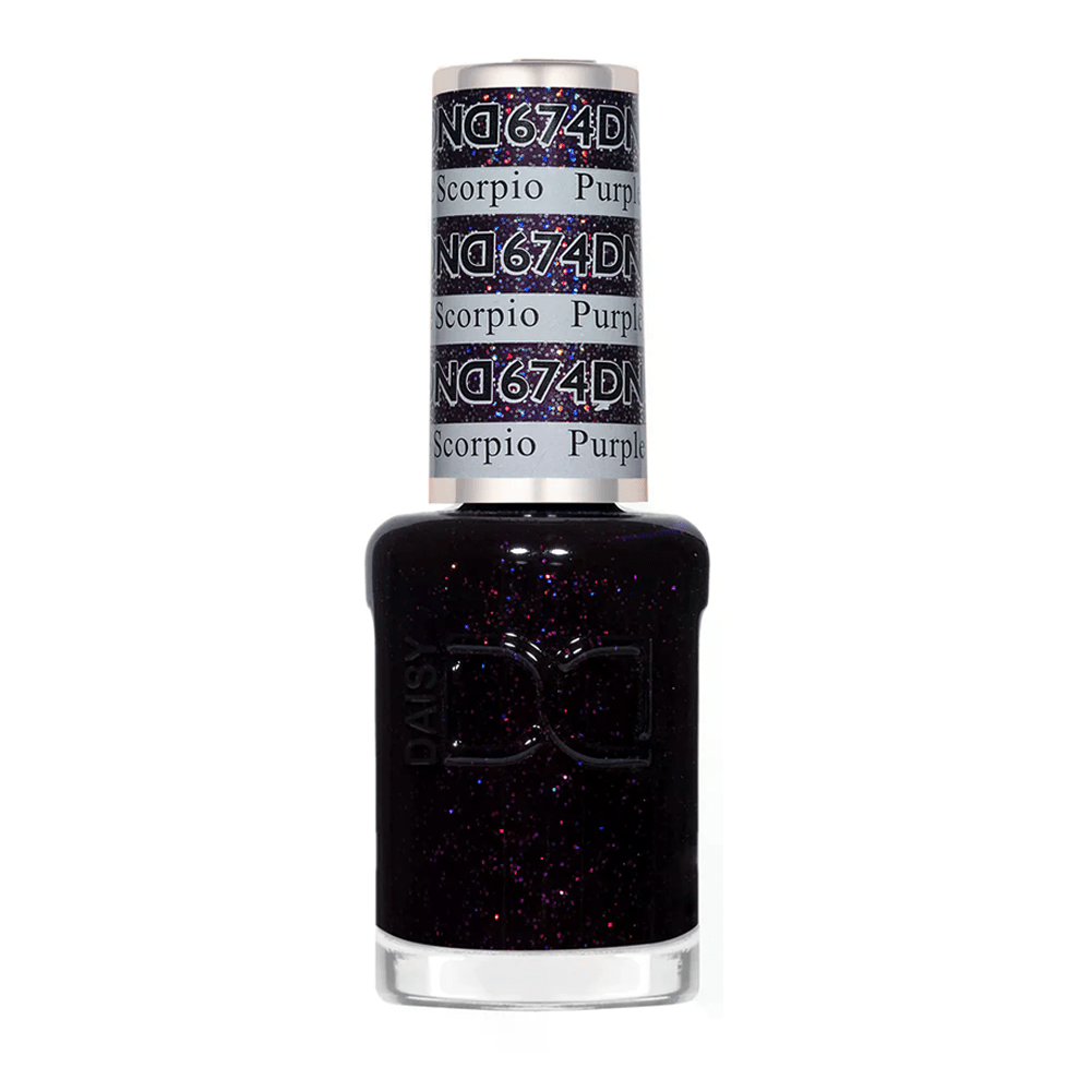 DND Nail Lacquer - 674 Purple Scorpio - DTK Nail Supply