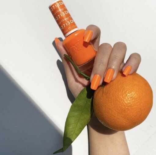 DND Nail Lacquer - 713 Orange Sherbet - DTK Nail Supply
