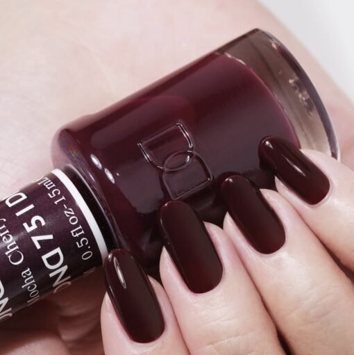 DND Nail Lacquer - 751 Cherry Mocha - DTK Nail Supply