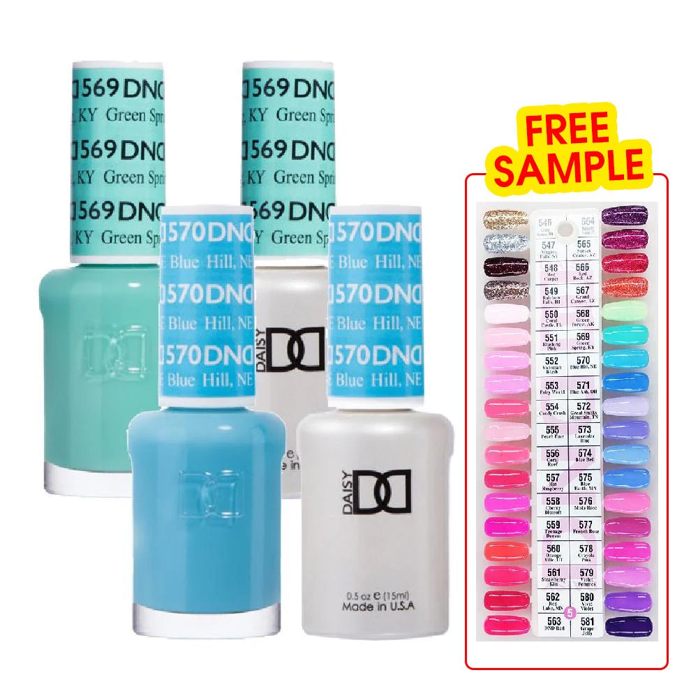 DND Part 05 - Set of 32 Gel & Lacquer Combos - DTK Nail Supply