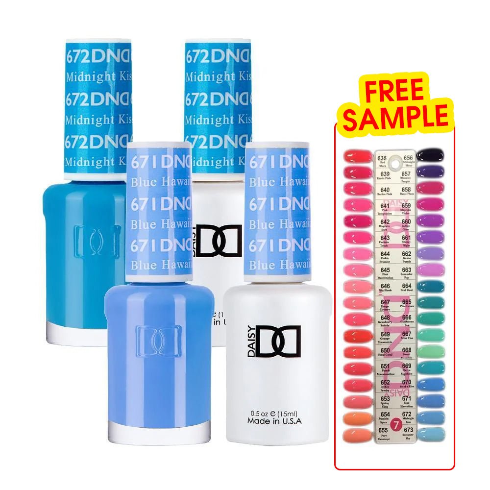 DND Part 07 - Set of 35 Gel & Lacquer Combos - DTK Nail Supply