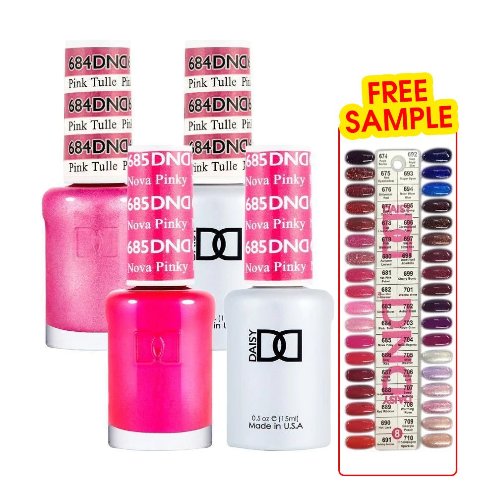 DND Part 08 - Set of 36 Gel & Lacquer Combos - DTK Nail Supply