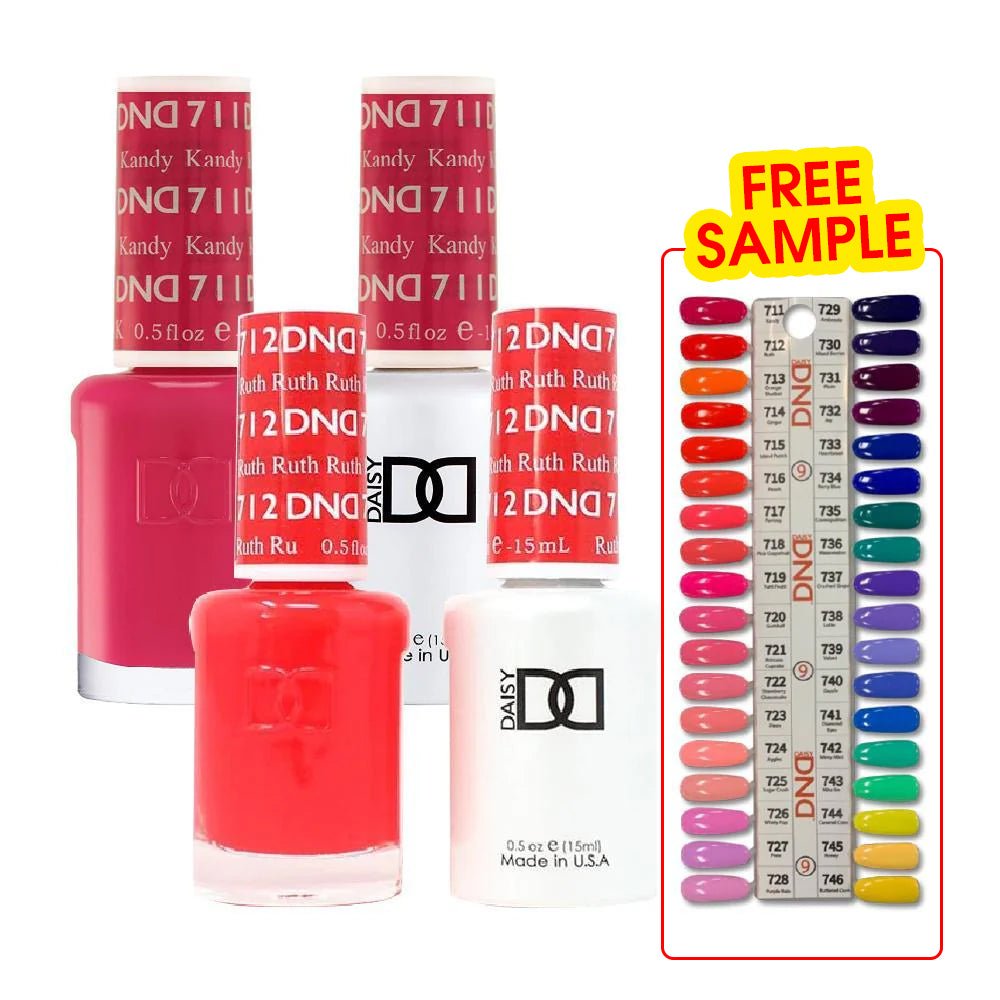 DND Part 09 - Set of 34 Gel & Lacquer Combos - DTK Nail Supply