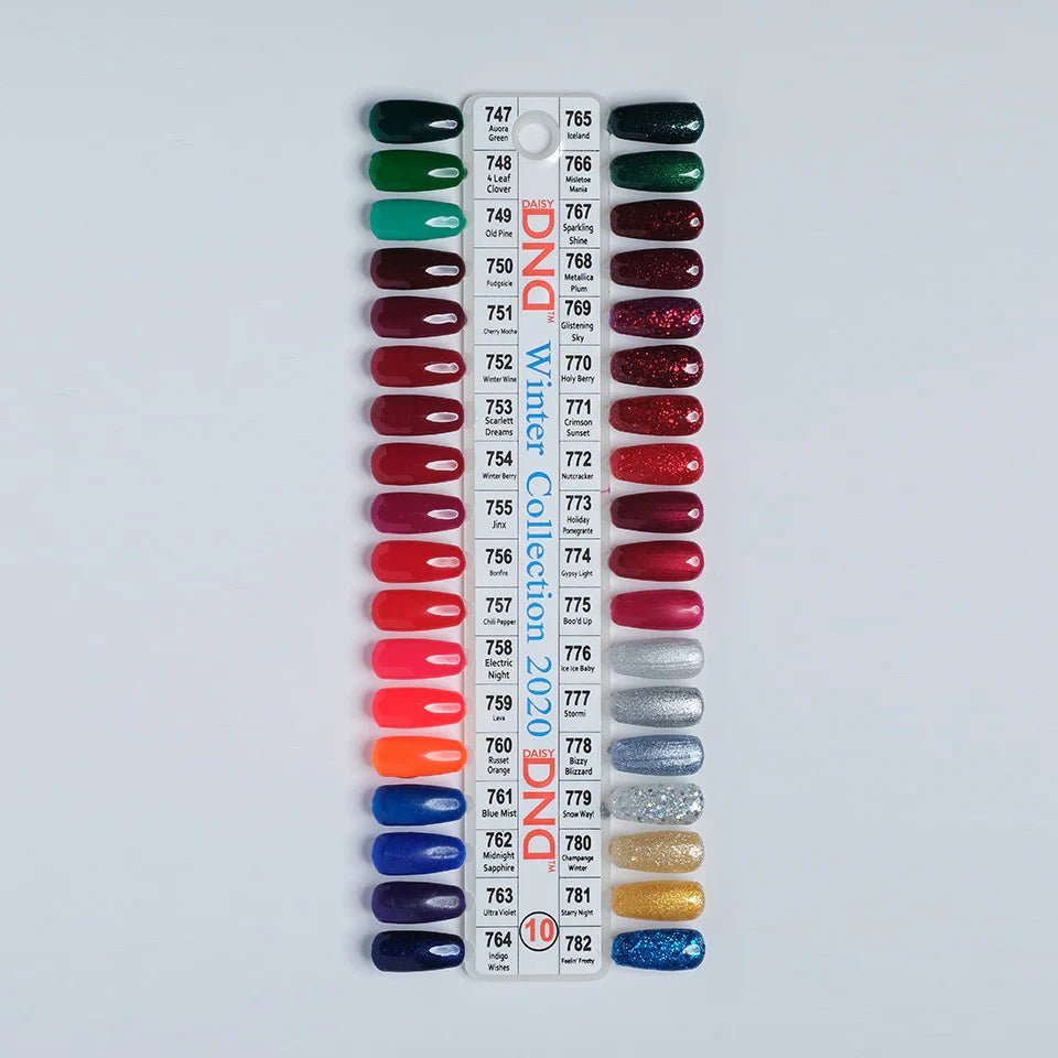 DND Part 10 Gel Polish - Set of 31 Winter Collection - DTK Nail Supply