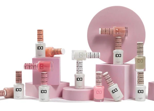 DND Part 13 - Set of 28 Gel & Lacquer Combos - Sheer Collection - DTK Nail Supply