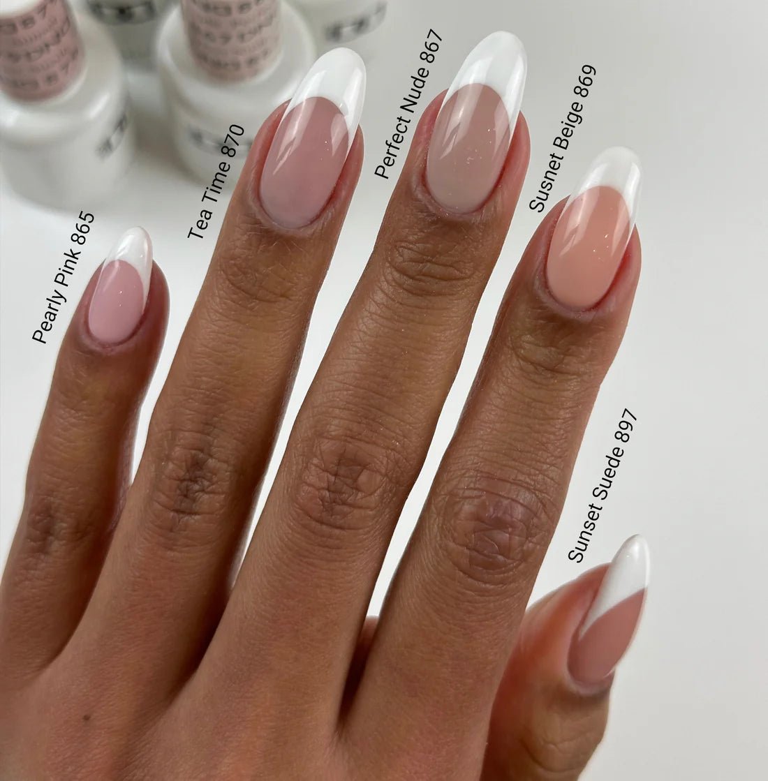 DND Part 13 - Set of 28 Gel & Lacquer Combos - Sheer Collection - DTK Nail Supply