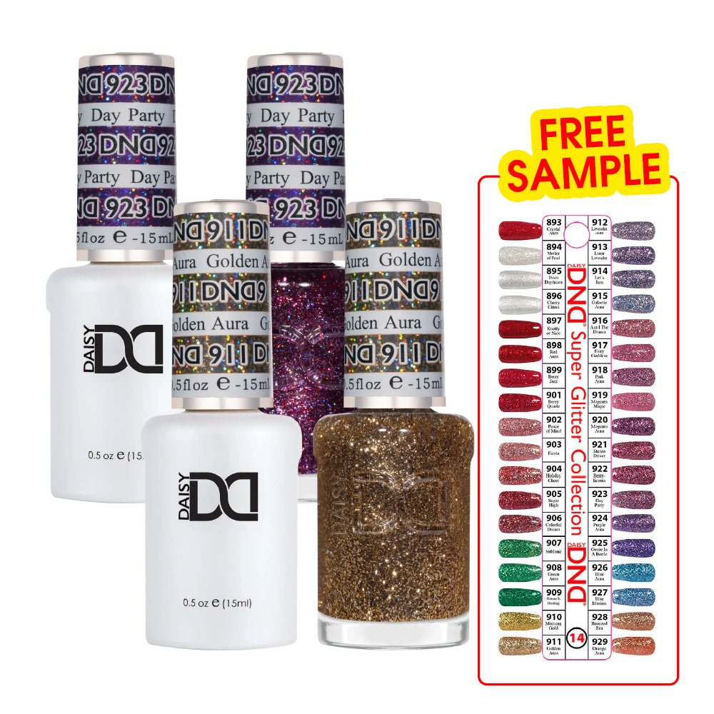 DND Part 14 - Set of 34 Gel & Lacquer Combos - DTK Nail Supply