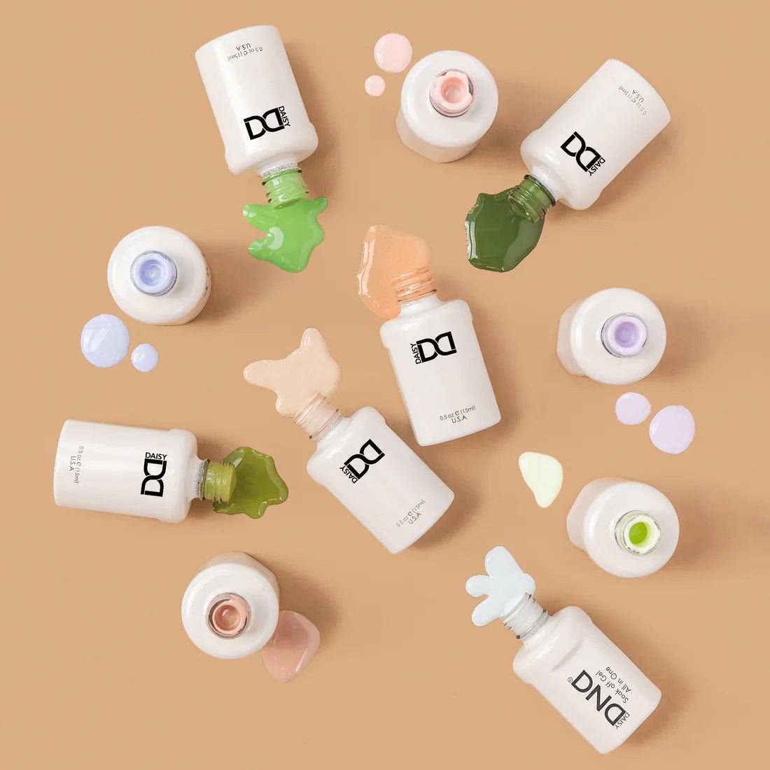 DND Part 16 Retro Earth - Scape Collection - Set of 36 Gel Polish - DTK Nail Supply