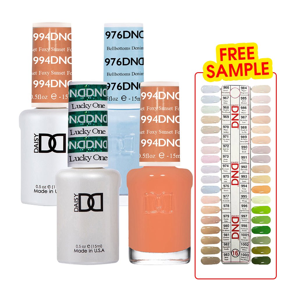 DND Part 16 - Set of 35 Gel & Lacquer Combos - DTK Nail Supply