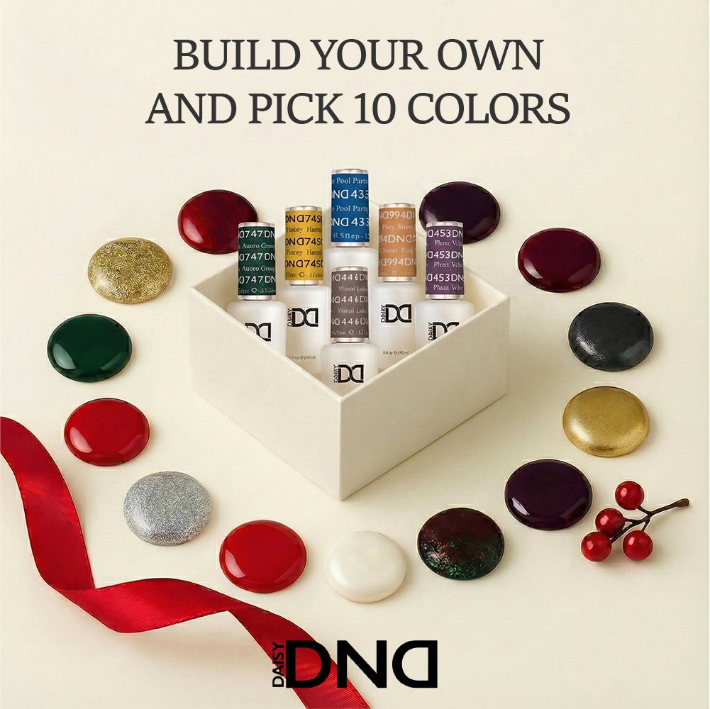 DND Set Gel Polish - Build Your Own 10 Gel Kit - DTK Nail Supply