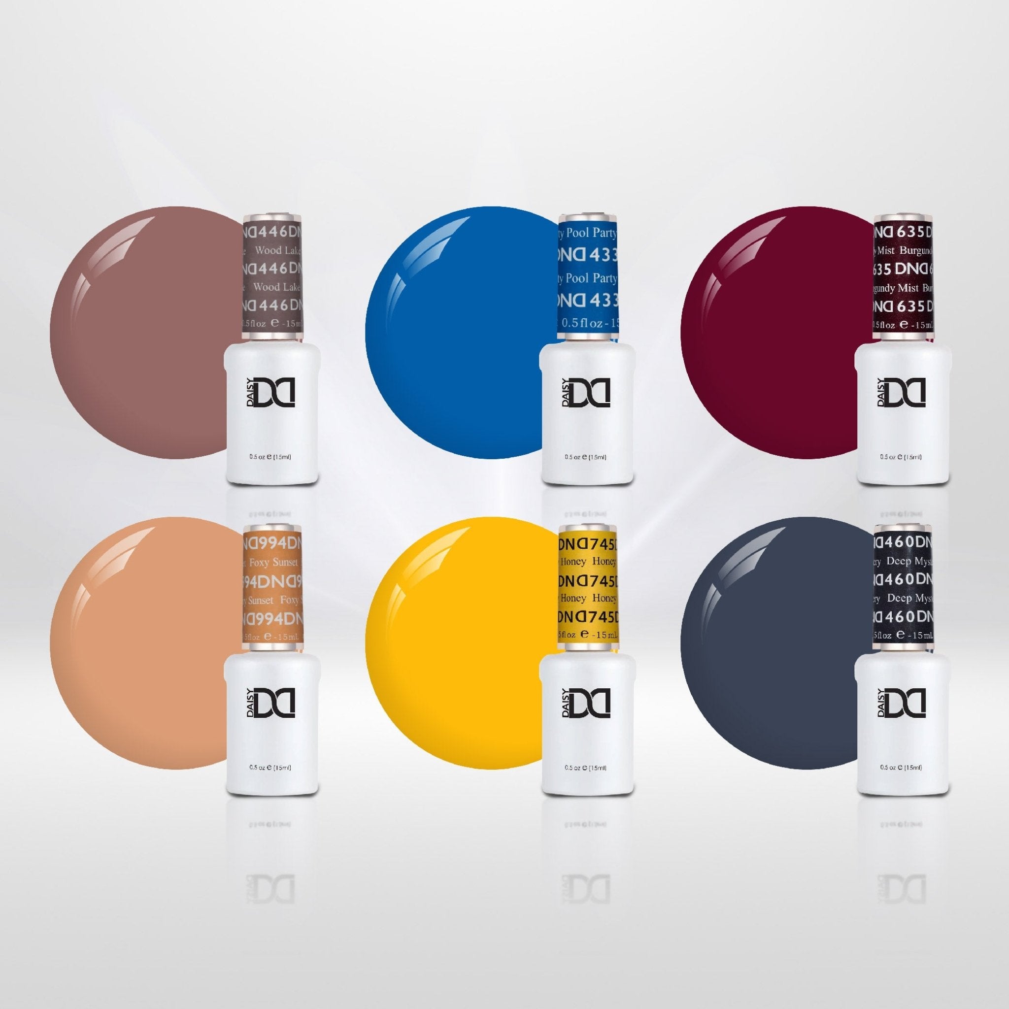 DND Set Gel Polish - Build Your Own 6 Gels Kit - DTK Nail Supply