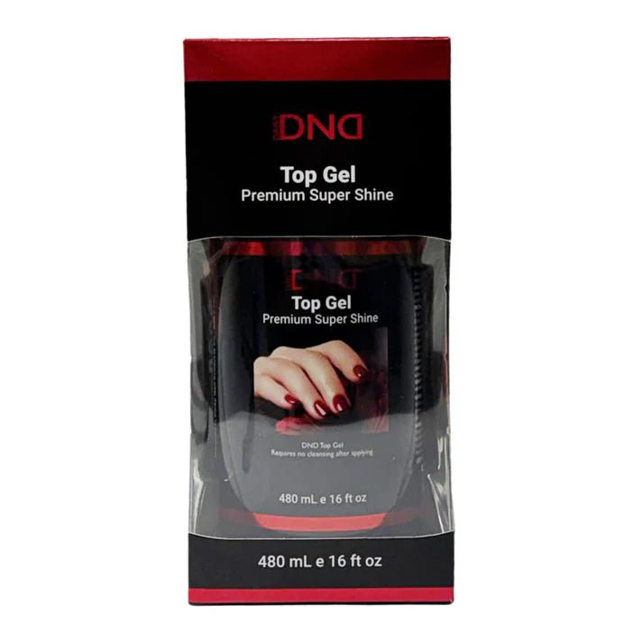 DND Top Gel Premium Super Shine 16oz - DTK Nail Supply