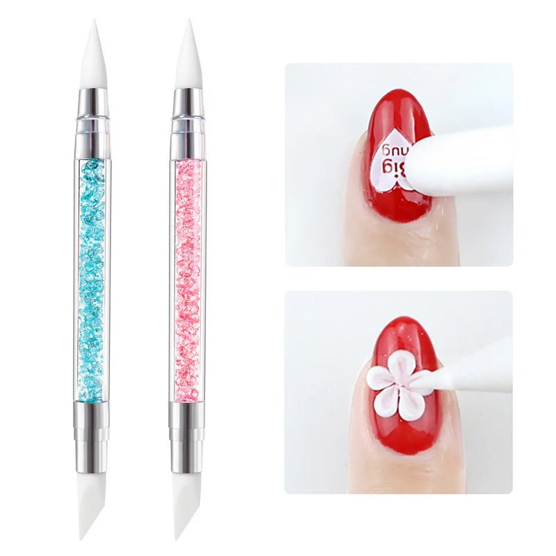 Double - Sided Silicone Nail Art Pen - DTK Nail Supply