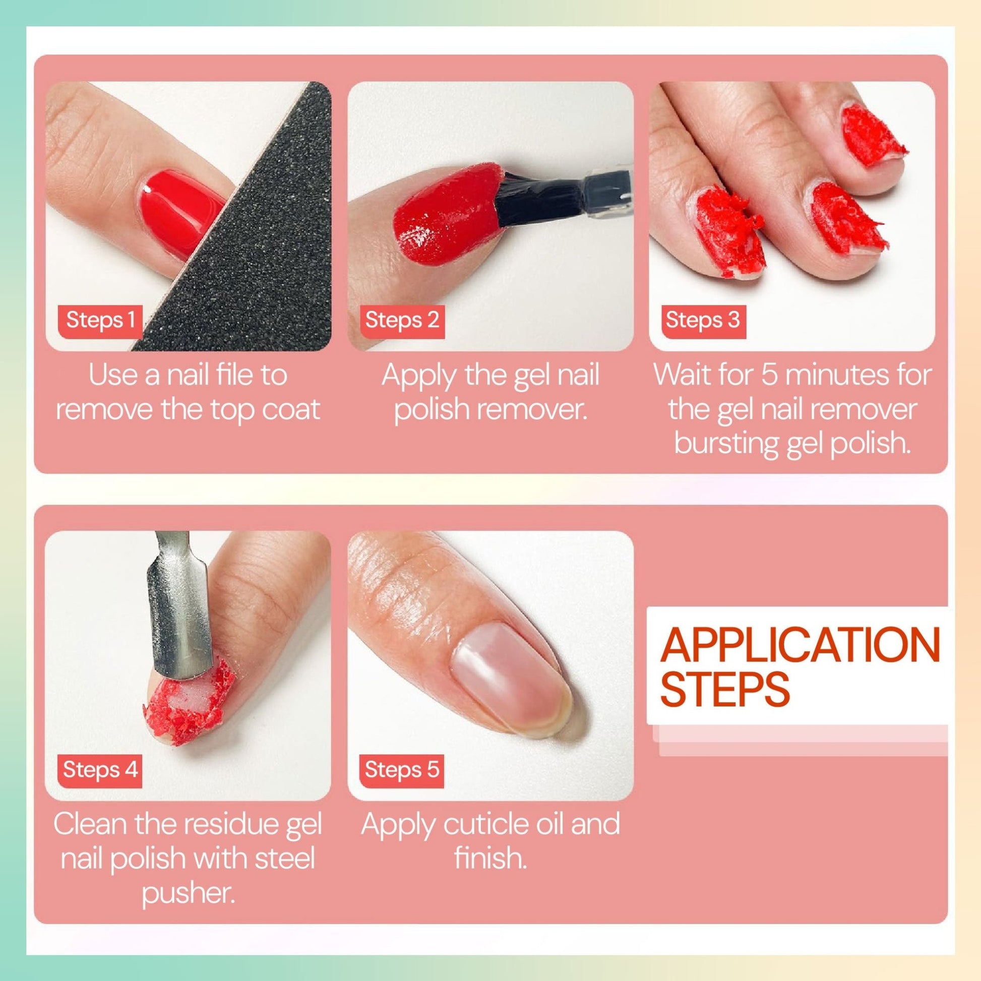 Dual - Ended Cuticle Pusher & Gel Nail Remover - DTK Nail Supply
