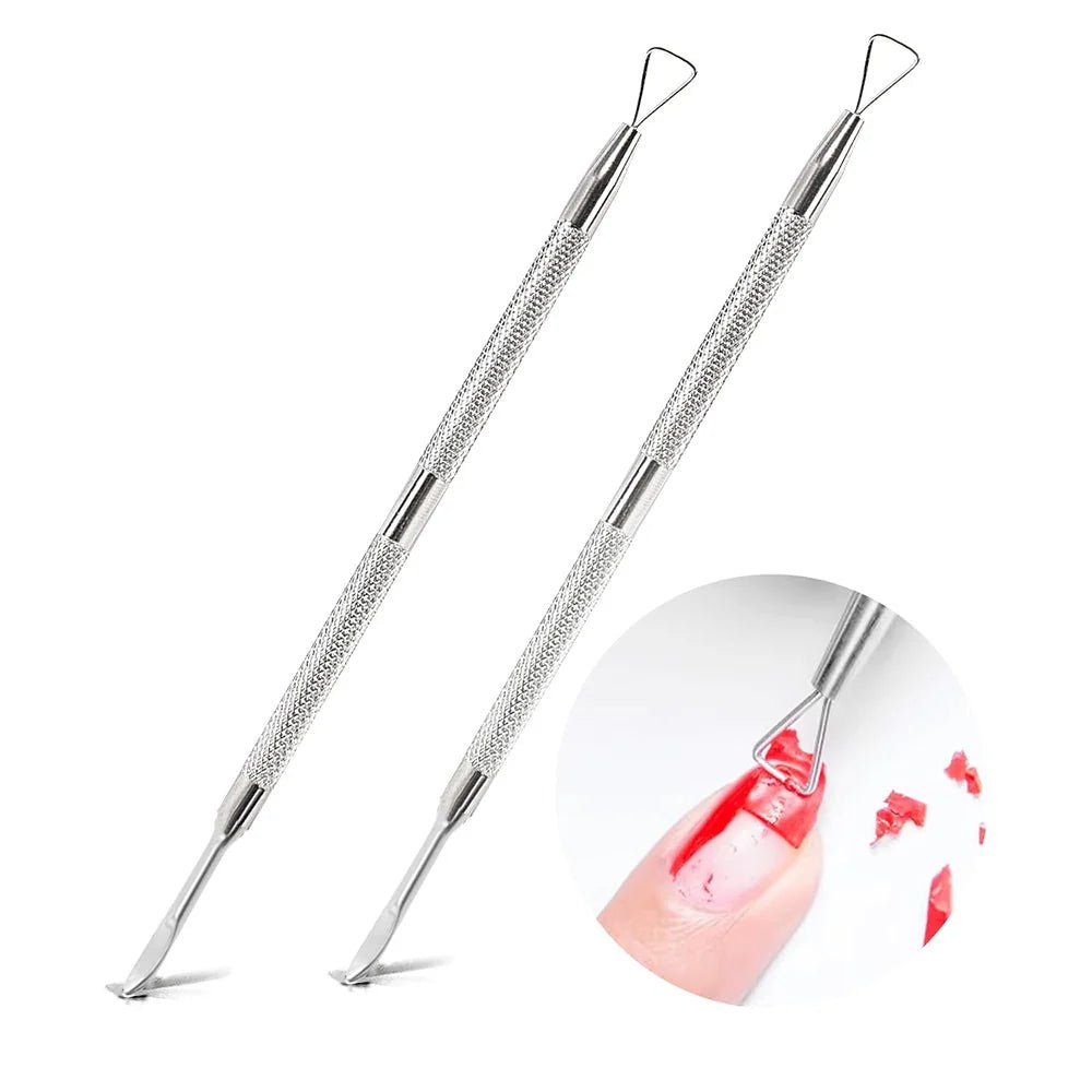 Dual - Ended Cuticle Pusher & Gel Nail Remover - DTK Nail Supply