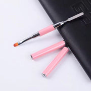 Dual - Ended Nail Brush Gel Nail Pen - Pink Nail Art Brush