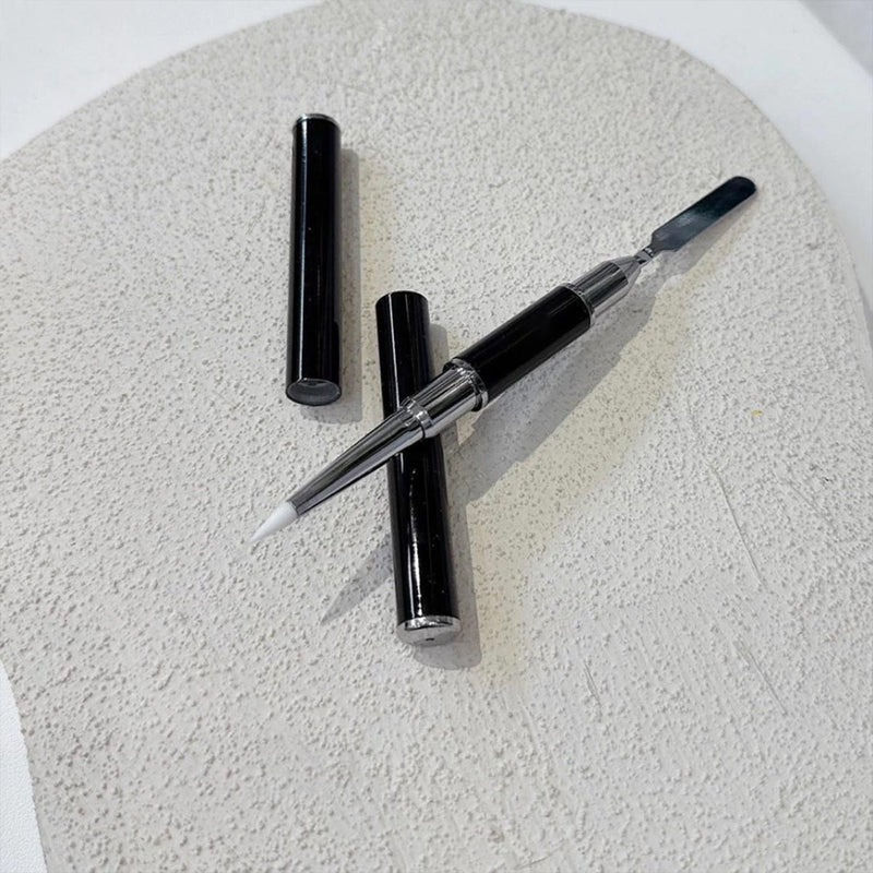 Dual - Ended Nail Brush Gel Nail Pen Silicon