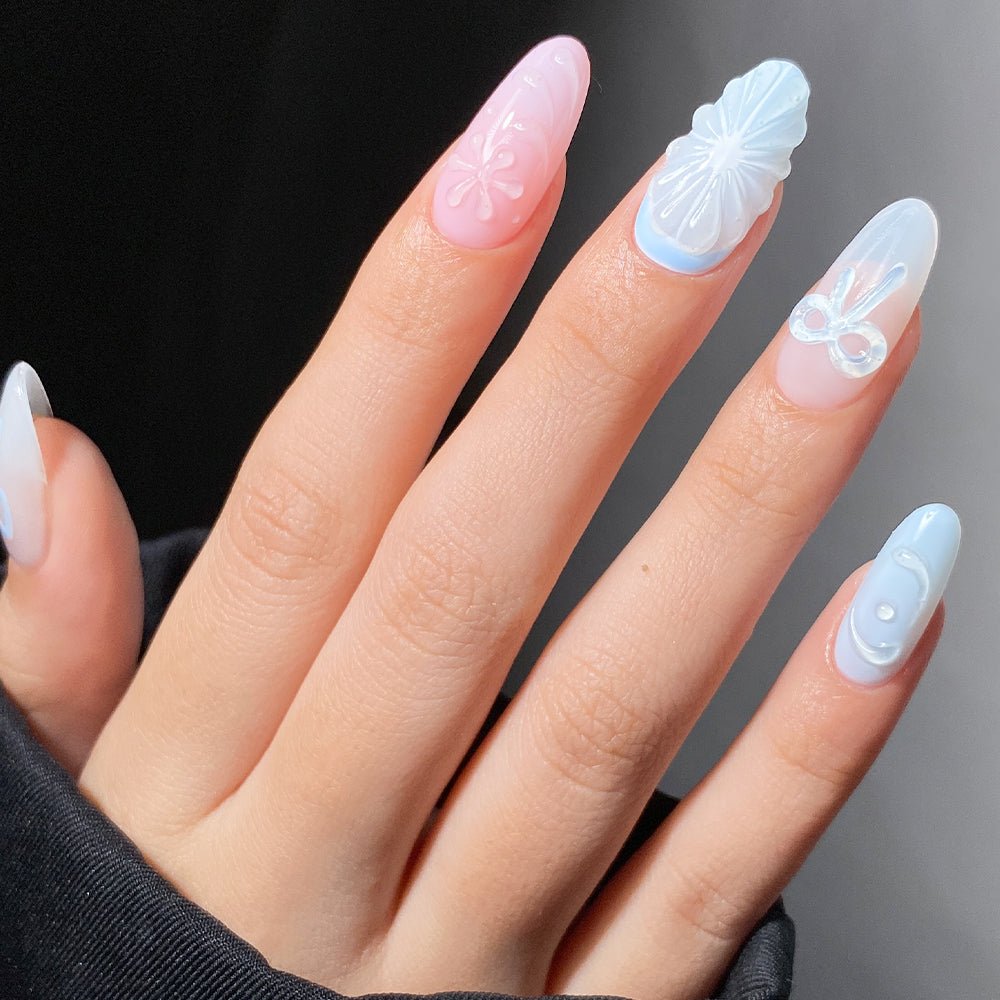 Emboss Gel Polish Nail Art - 5g Clear - DTK Nail Supply