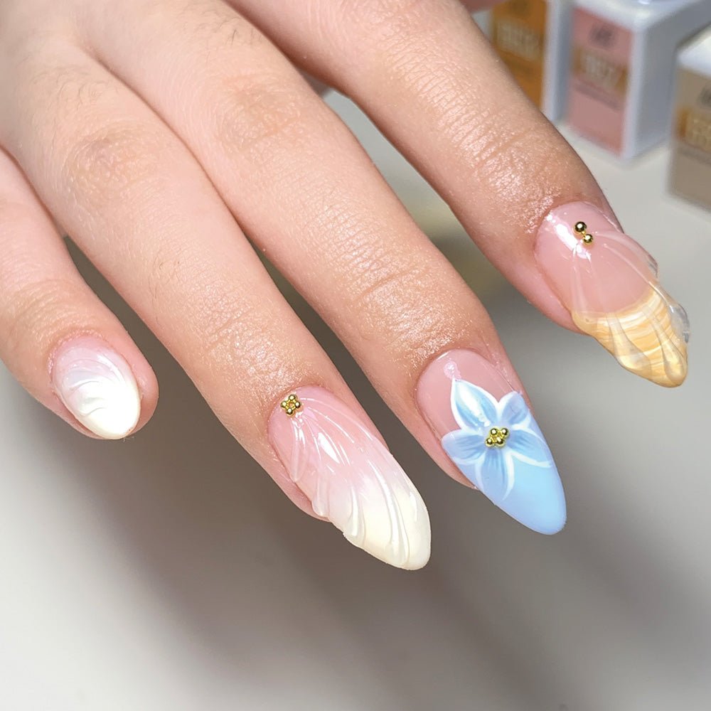 Emboss Gel Polish Nail Art - 5g Clear - DTK Nail Supply