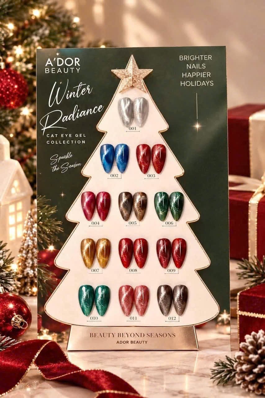 SNS Pro Sculpt Poly Gel Set 24 + FREE Sample Color Chart + FREE Cat Eye Set (Velvet Ember, Midnight Merry or Christmas Tree)