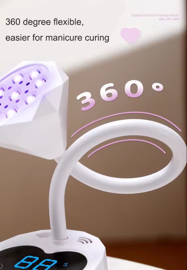 Flash Gel Cure mini UV Led Nail Lamp 27W - DTK Nail Supply