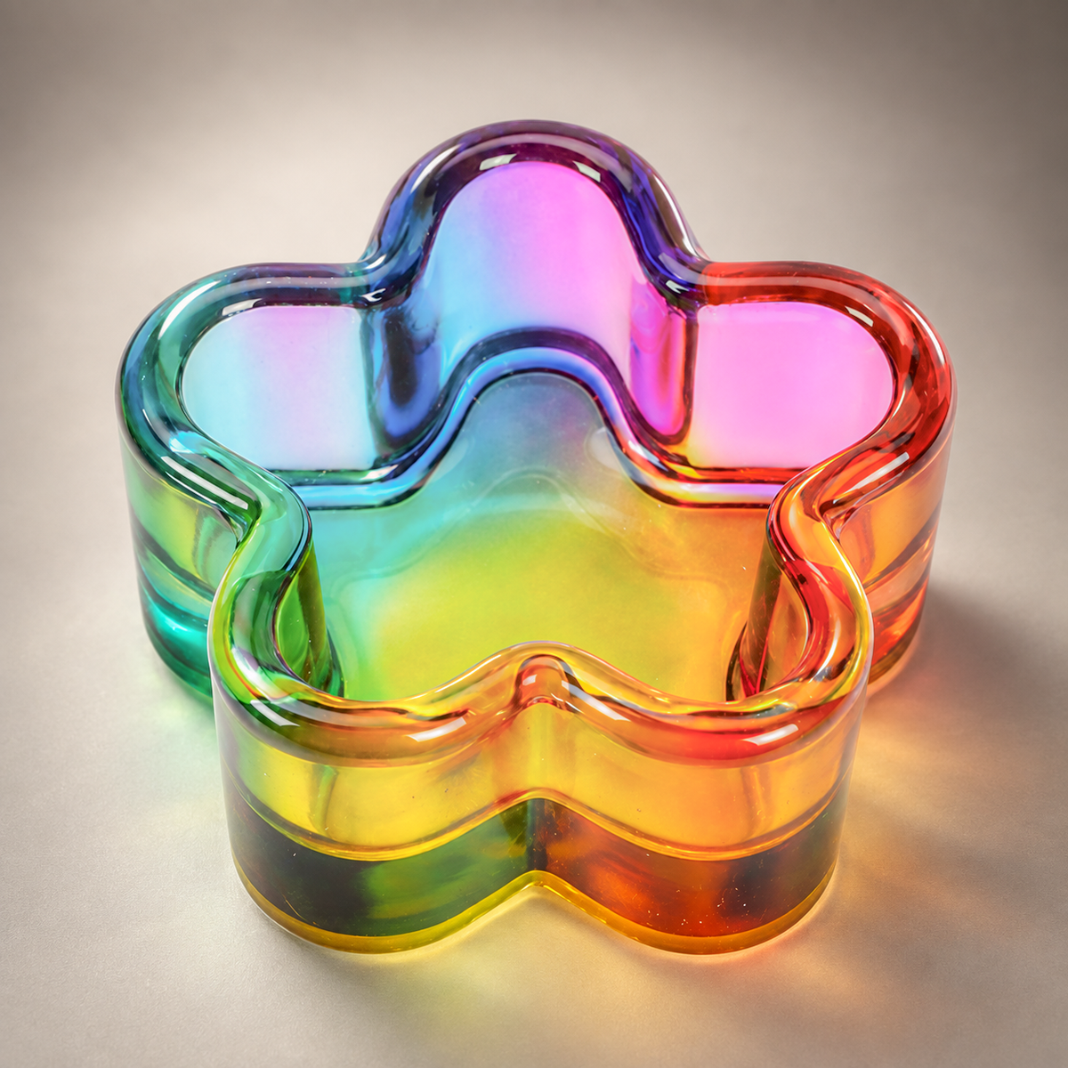 Glass Cup for Nail Liquid - Flower Dappen Dish - DTK Nail Supply