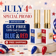 July 4th Promo - FREE 2 LDS Color Craze Gel - Blue & Red (random selected)