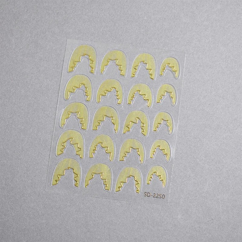 French Lace Nail Sticker - DTK Nail Supply